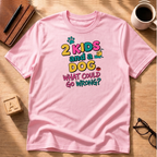 Two Kids and A Dog T-Shirt