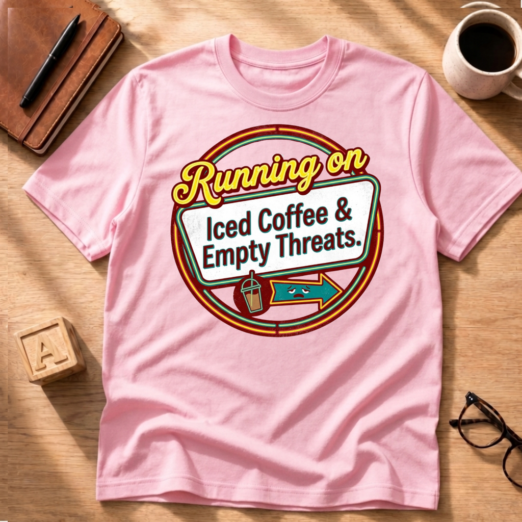Iced Coffee and Empty Threats T-Shirt