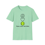 Peace. Love. Fair Calls T-Shirt