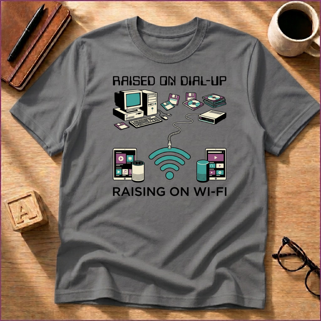 Raised on Dial Up T-Shirt